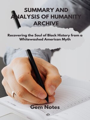 cover image of Summary and Analysis of The Humanity Archive